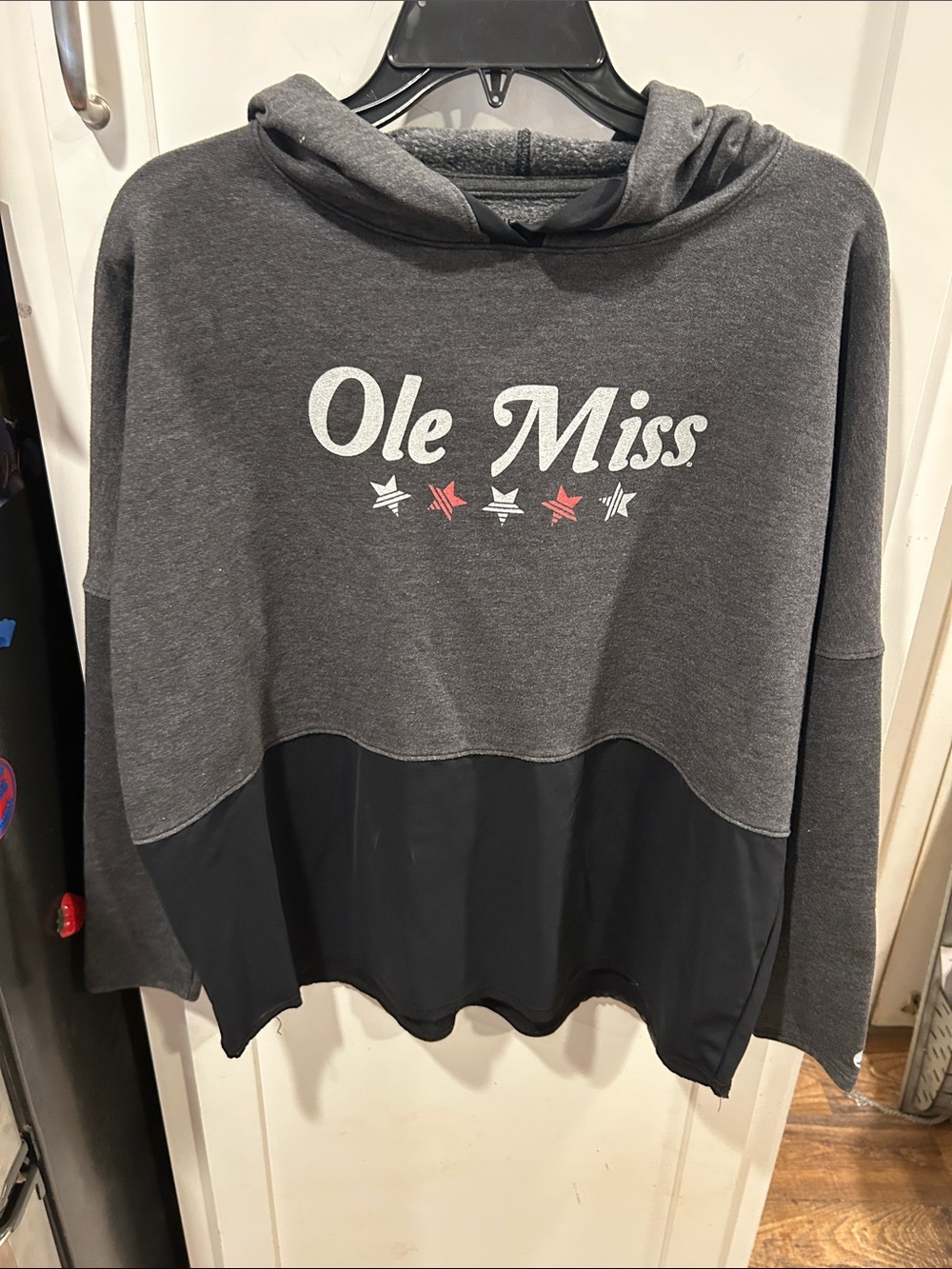 Women's Ole Miss  Gray Hooded sweatshirt